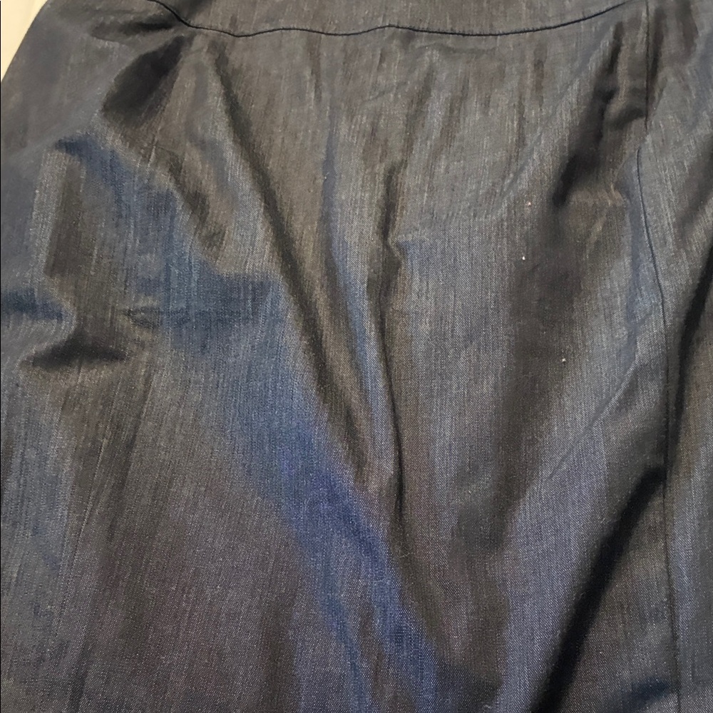 LOFT Denim Petite Skirt